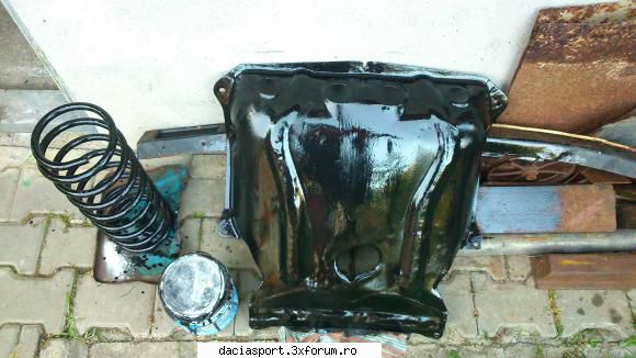 reconditionare Sport - arc sh si scut.Pasivizata rugina,grund si vopsea - Dacia Sport clasica