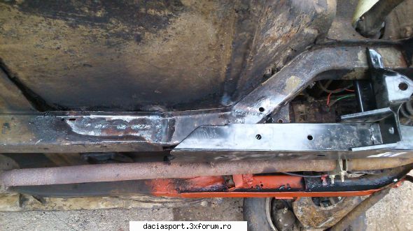 reconditionare Sport - reparatt si capetele de lonjeron..... Sudura nu e - Dacia Sport clasica