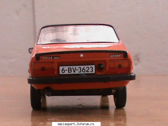 sport din '91 - si chiar suspensii, pentru cei care au o macheta - Dacia Sport clasica